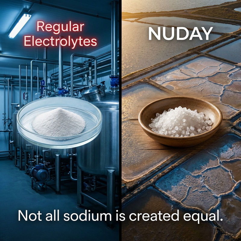 8. Real Sea Salt vs. Synthetic Sodium.
